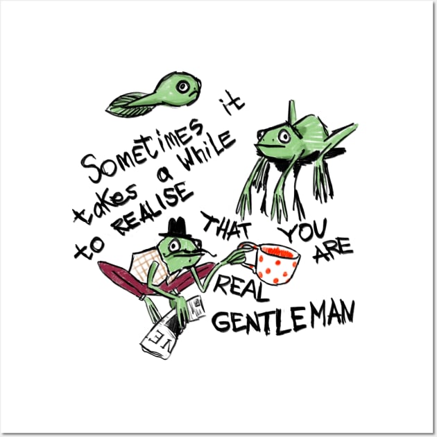 Real gentleman Wall Art by HamsterArt